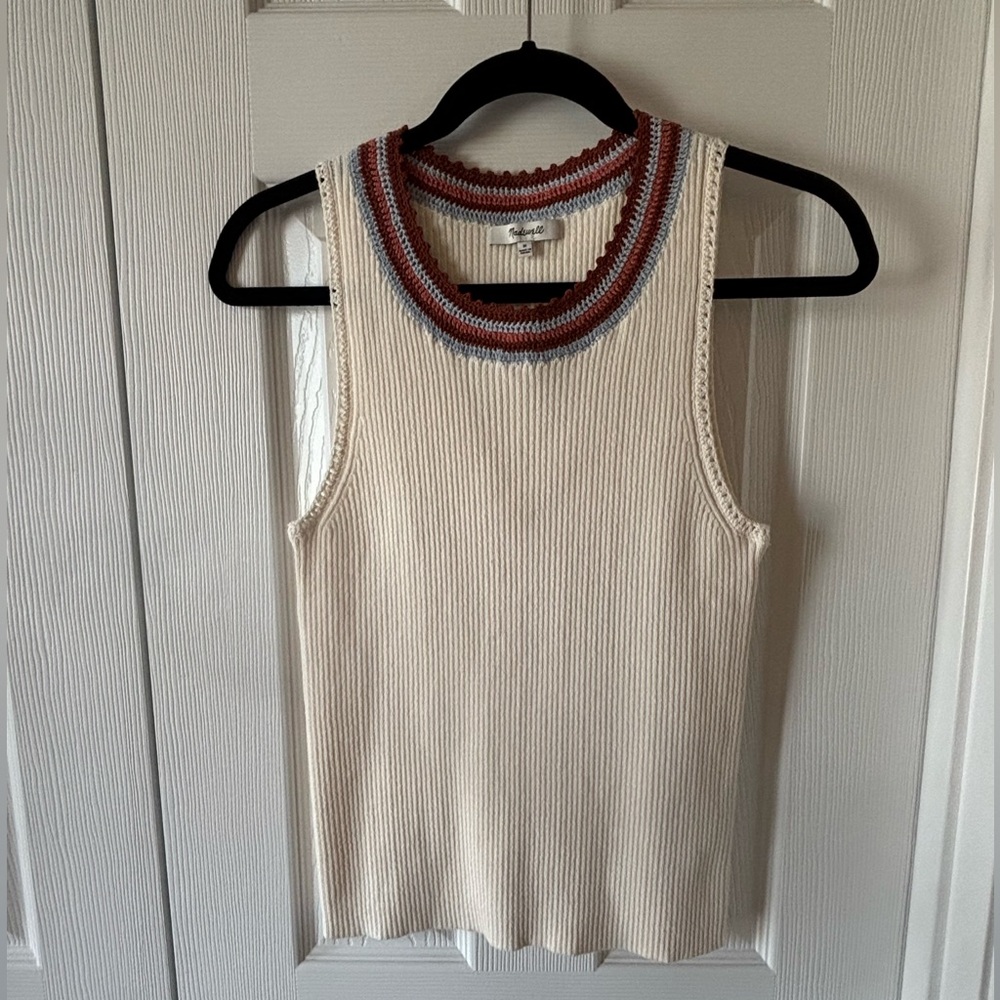 Madewell Cream Knit Women's Sweater